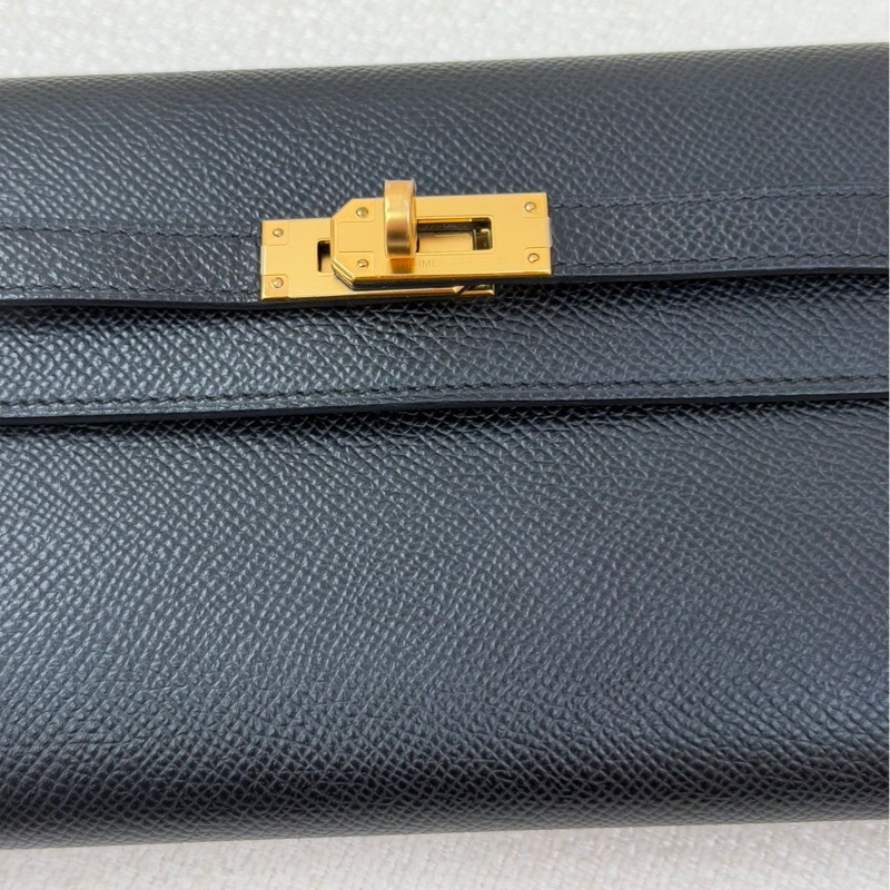 🌈Hermes🧡Kelly to go🧡黑色金扣🌟98新🌈Epsom皮🌟kellytogo🌟kelly🌟愛馬仕🌟-2