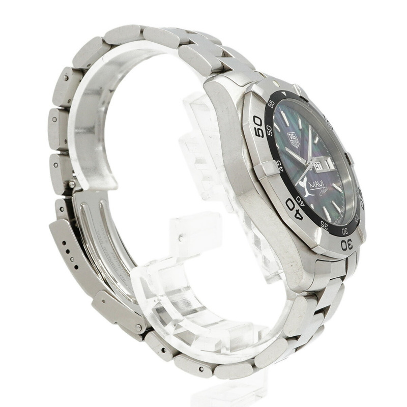 TAG Heuer 豪雅競潛系列 Maui 日曆星期顯示 WAF2012 黑色錶盤男士腕錶-2