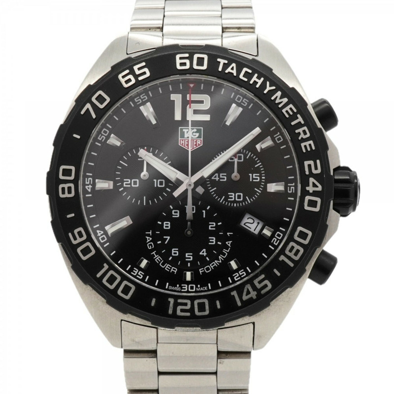 TAG Heuer 豪雅一級方程式 CAZ1110 黑色錶盤男士腕錶-0
