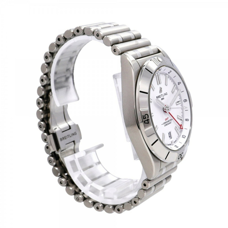 百年靈 Chronomat 40 A32398 白色錶盤男士腕錶-2