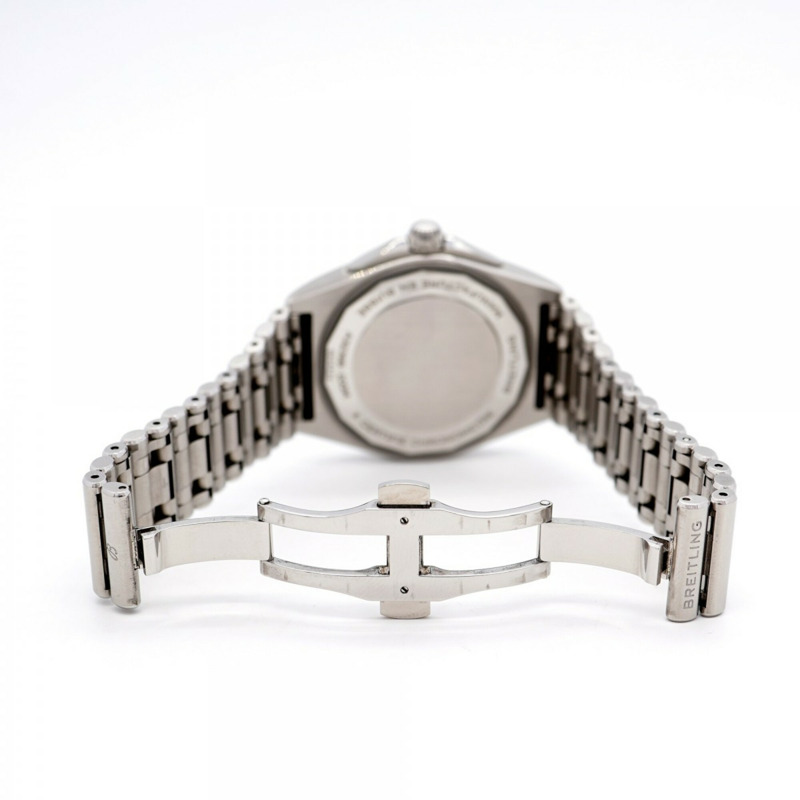 百年靈 Chronomat 40 A32398 白色錶盤男士腕錶-3