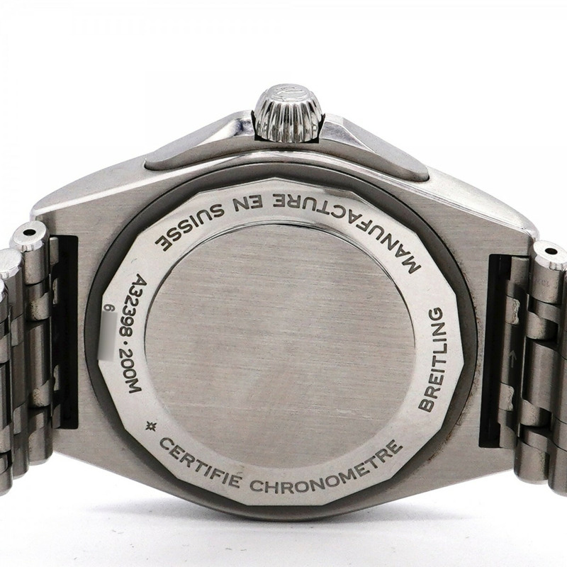 百年靈 Chronomat 40 A32398 白色錶盤男士腕錶-4