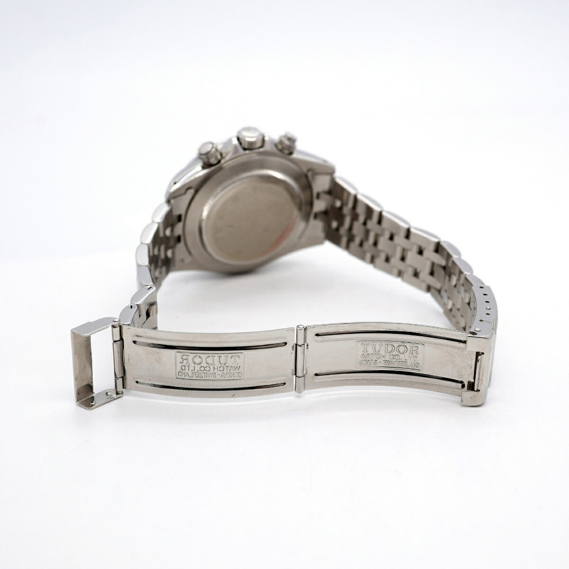 帝舵 Chronotime 79280 白色錶盤男士腕錶-3