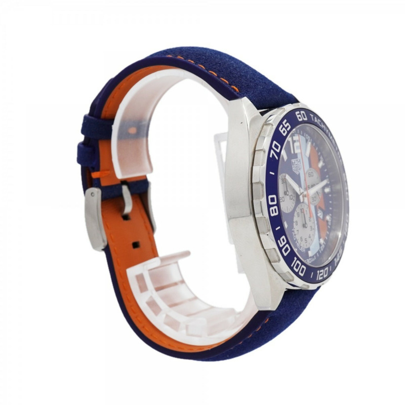 TAG Heuer Formula 1 Gulf CAZ101N 藍色錶盤男士腕錶-2