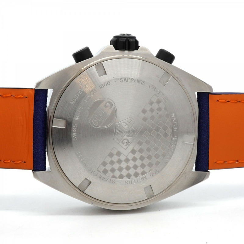 TAG Heuer Formula 1 Gulf CAZ101N 藍色錶盤男士腕錶-4