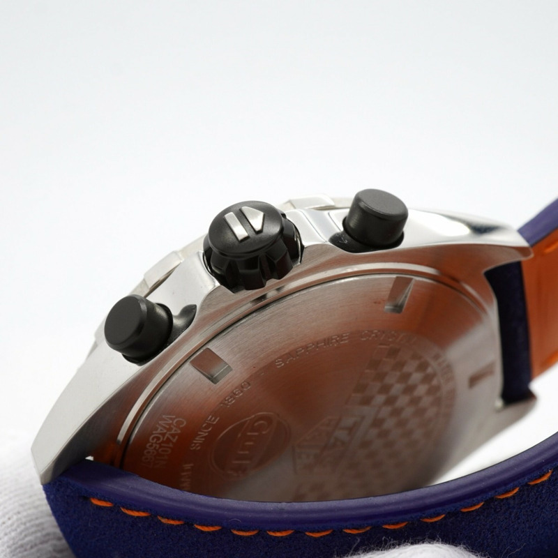 TAG Heuer Formula 1 Gulf CAZ101N 藍色錶盤男士腕錶-6