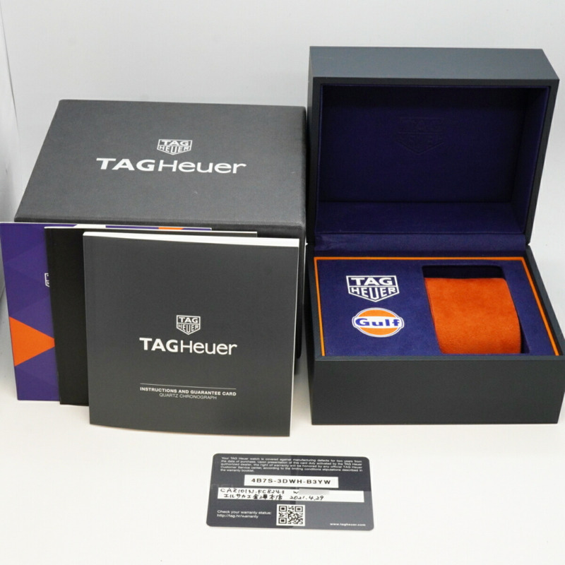 TAG Heuer Formula 1 Gulf CAZ101N 藍色錶盤男士腕錶-7