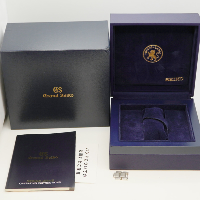 精工 Grand SBGA085 9R65-0BH0 黑色錶盤男士腕錶-9