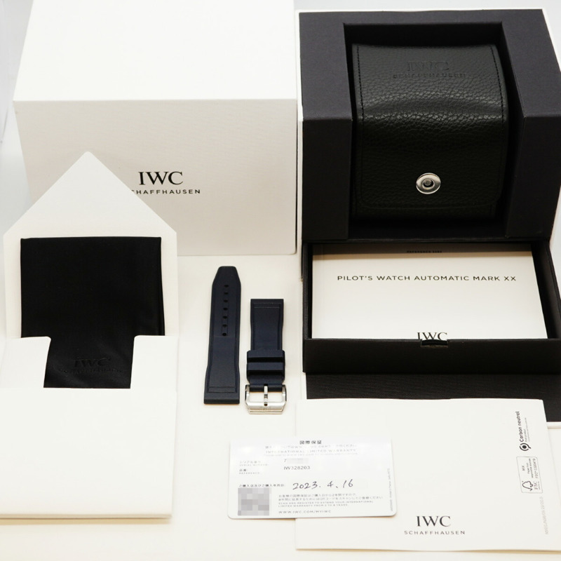 IWC 沙夫豪森飛行員手錶 Mark 20 IW328203 海軍藍錶盤 男士-7