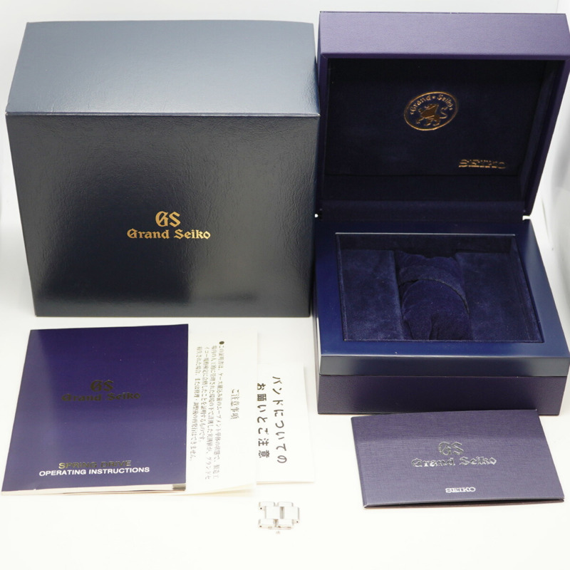 精工 Grand SBGA027 9R65-0AG1 黑色錶盤男士腕錶-9