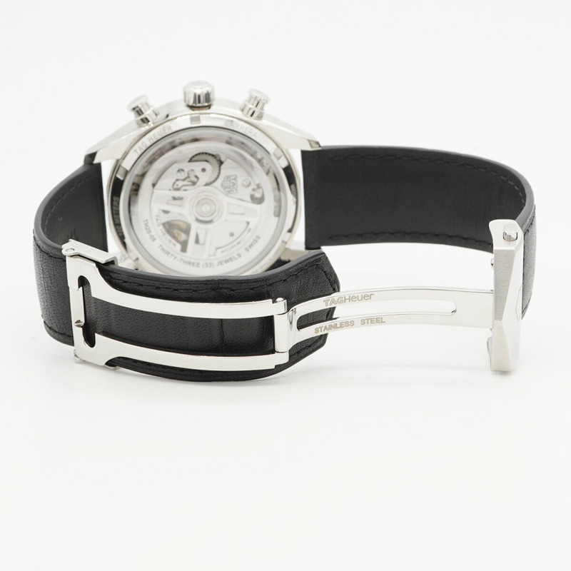 TAG Heuer Carrera Chronosprint Porsche CBS2011 銀色錶盤男士腕錶-3