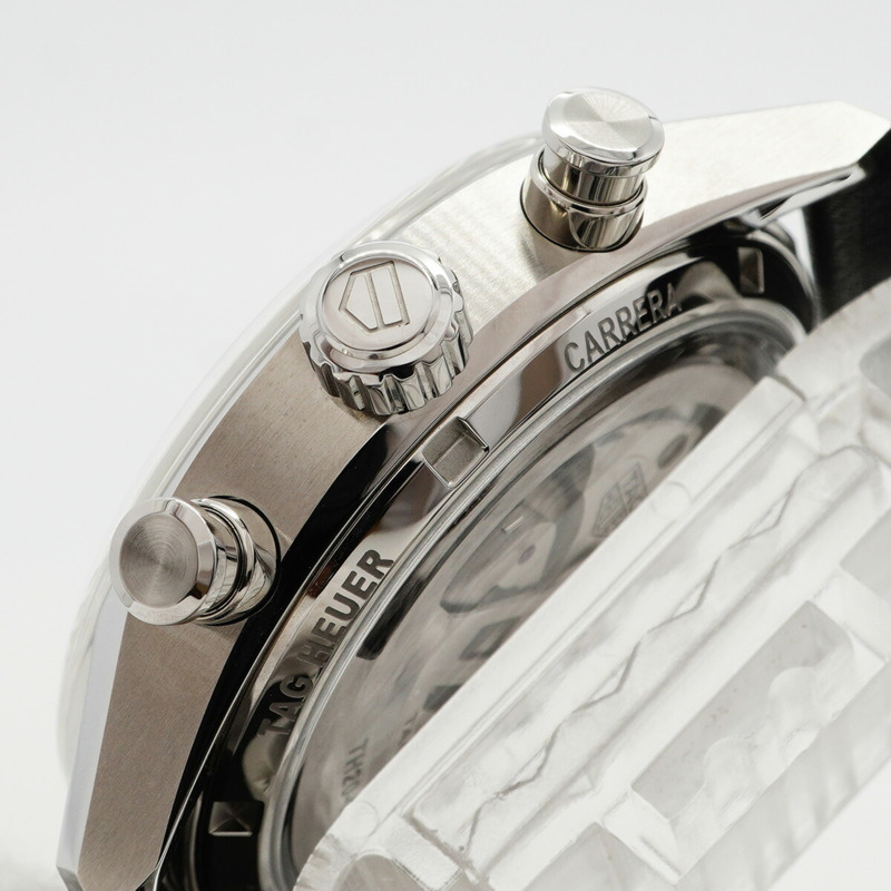 TAG Heuer Carrera Chronosprint Porsche CBS2011 銀色錶盤男士腕錶-5