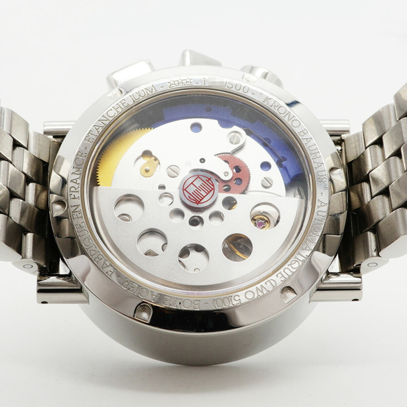 Alain Silberstein Chronobauhaus LWO5100 白色錶盤男士腕錶-4