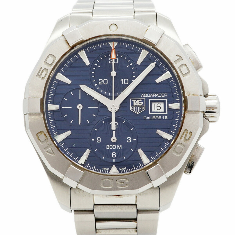 TAG Heuer Aquaracer CAY2112 藍色錶盤男士手錶-0