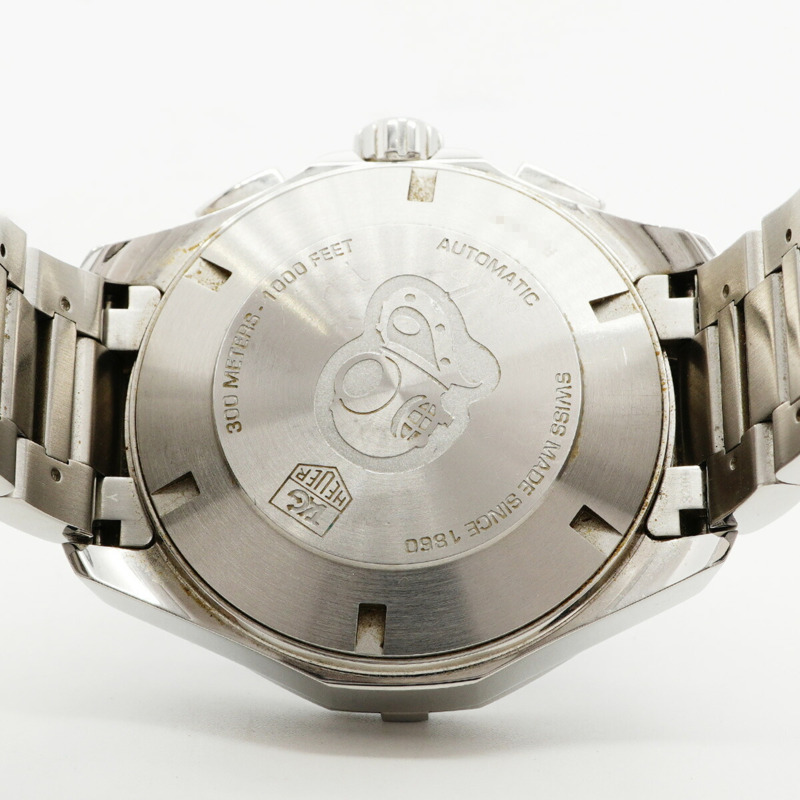 TAG Heuer Aquaracer CAY2112 藍色錶盤男士手錶-4