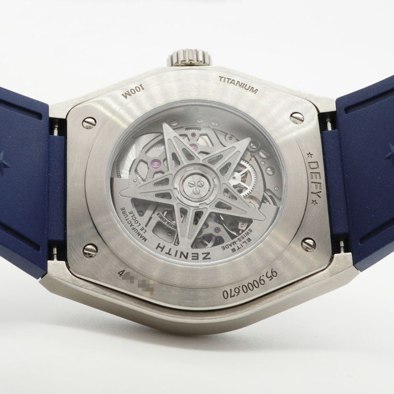 真力時 Defy Classic 95.9000.670 藍色錶盤男士腕錶-4