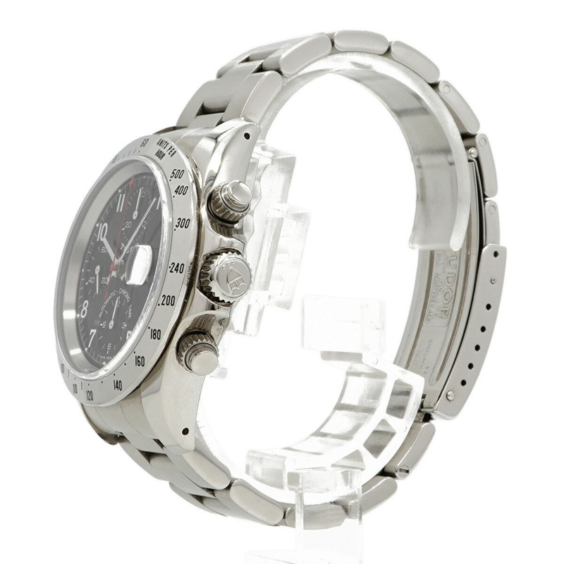 帝舵 Chronotime Tiger 79280 黑色錶盤男士腕錶-1
