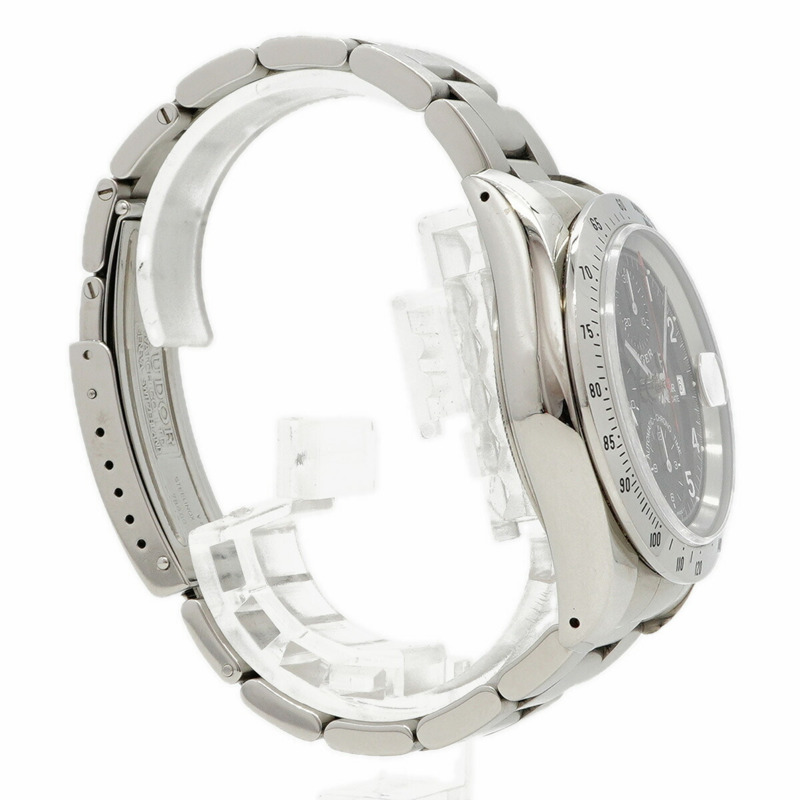 帝舵 Chronotime Tiger 79280 黑色錶盤男士腕錶-2