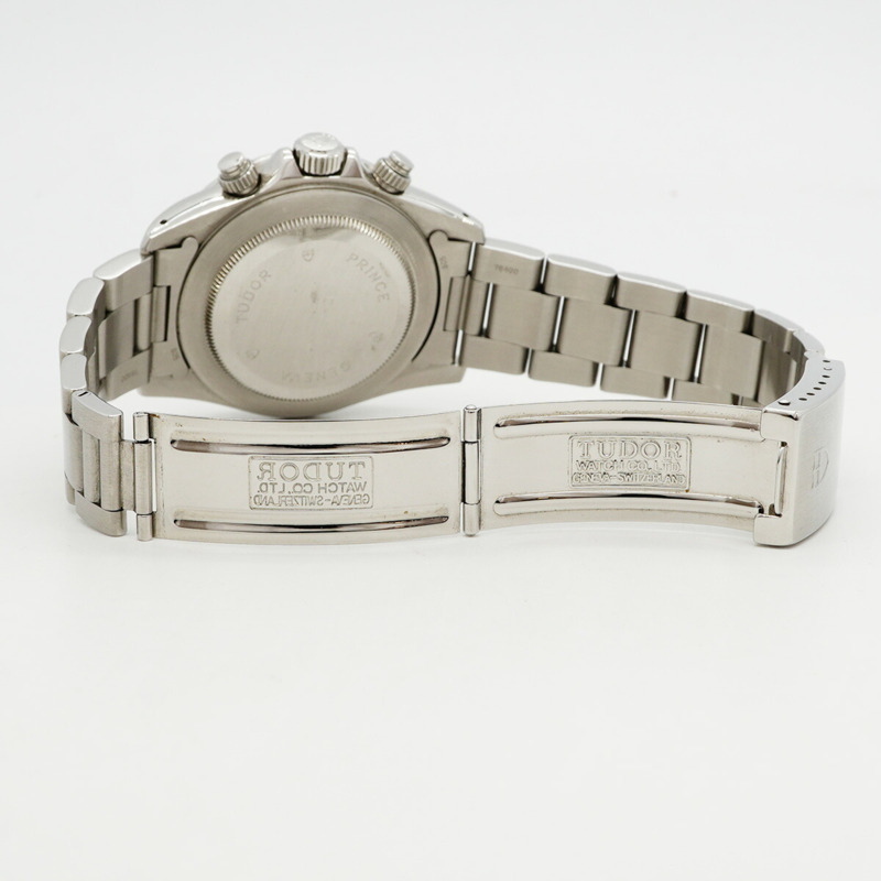 帝舵 Chronotime Tiger 79280 黑色錶盤男士腕錶-3