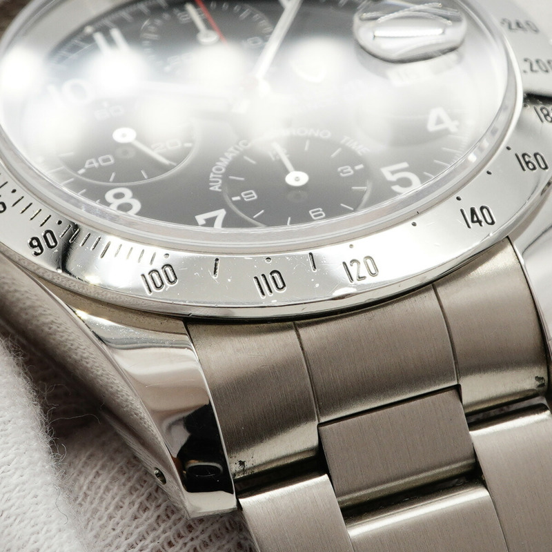 帝舵 Chronotime Tiger 79280 黑色錶盤男士腕錶-6