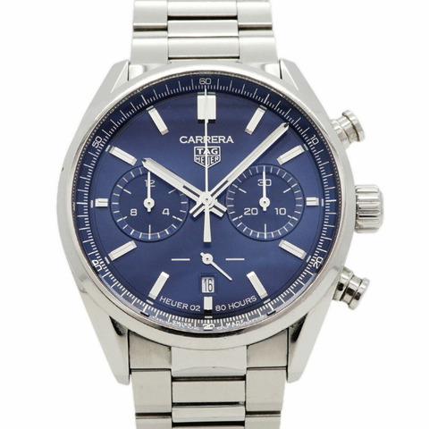 TAG Heuer 豪雅卡萊拉系列 CBN2011 海軍藍錶盤男士腕錶