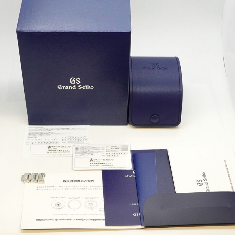 精工 Grand SBGP009 9F85-0AC0 銀色錶盤男士腕錶-9
