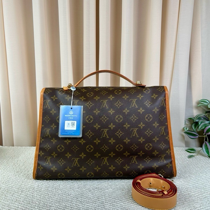 LV路易威登公文包郵差包 經典Monogram老花-1