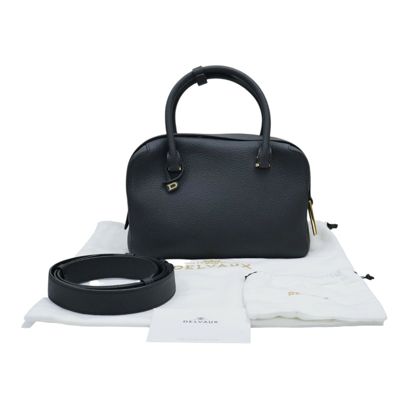 黑色 牛皮 Cool Box MM 兩用包【Delvaux 德爾沃】 AA0662AQY099ZDO-11