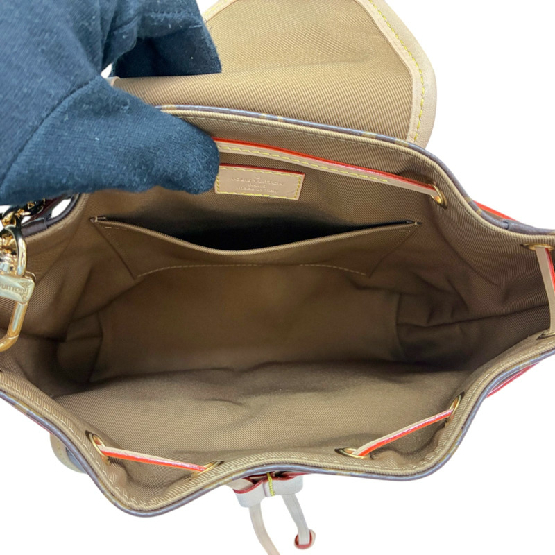 棕色 原花帆布 Excursion PM 肩背包【LOUIS VUITTON LV 路易威登】 M46932-2