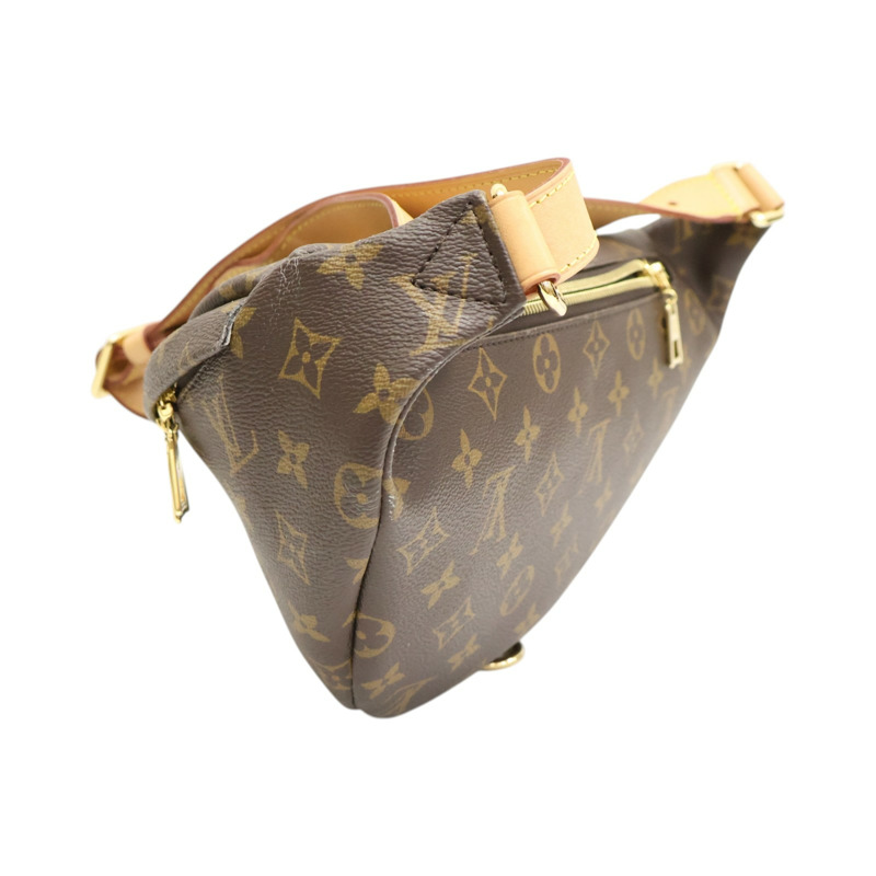 棕色 原花帆布 Bumbag 腰包【LOUIS VUITTON LV 路易威登】 M43644-1