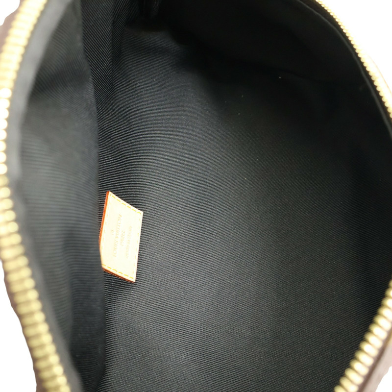 棕色 原花帆布 Bumbag 腰包【LOUIS VUITTON LV 路易威登】 M43644-2