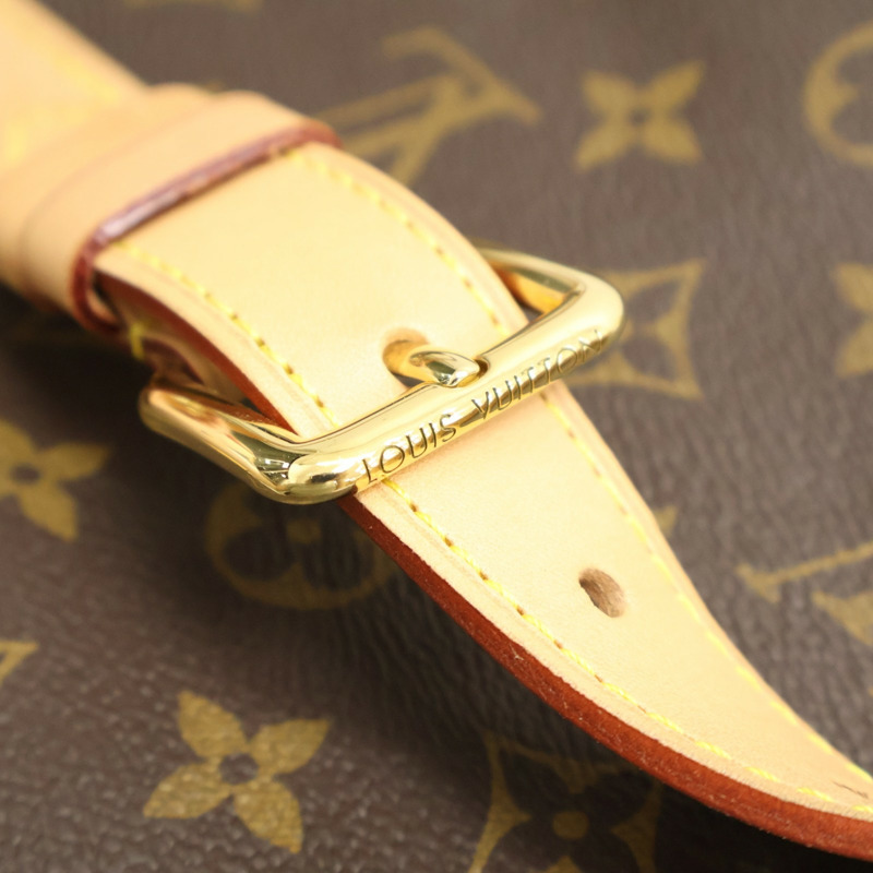 棕色 原花帆布 Bumbag 腰包【LOUIS VUITTON LV 路易威登】 M43644-7