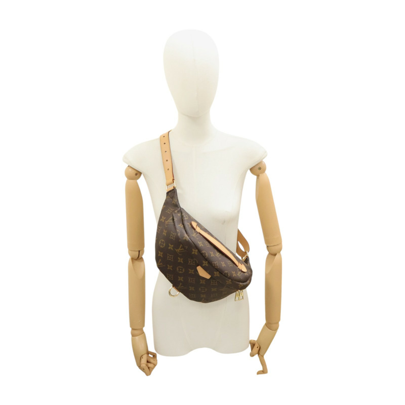 棕色 原花帆布 Bumbag 腰包【LOUIS VUITTON LV 路易威登】 M43644-9