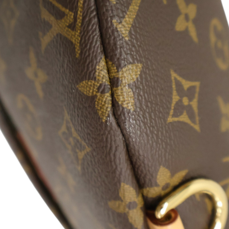 棕色 原花帆布 Bumbag 腰包【LOUIS VUITTON LV 路易威登】 M43644-11