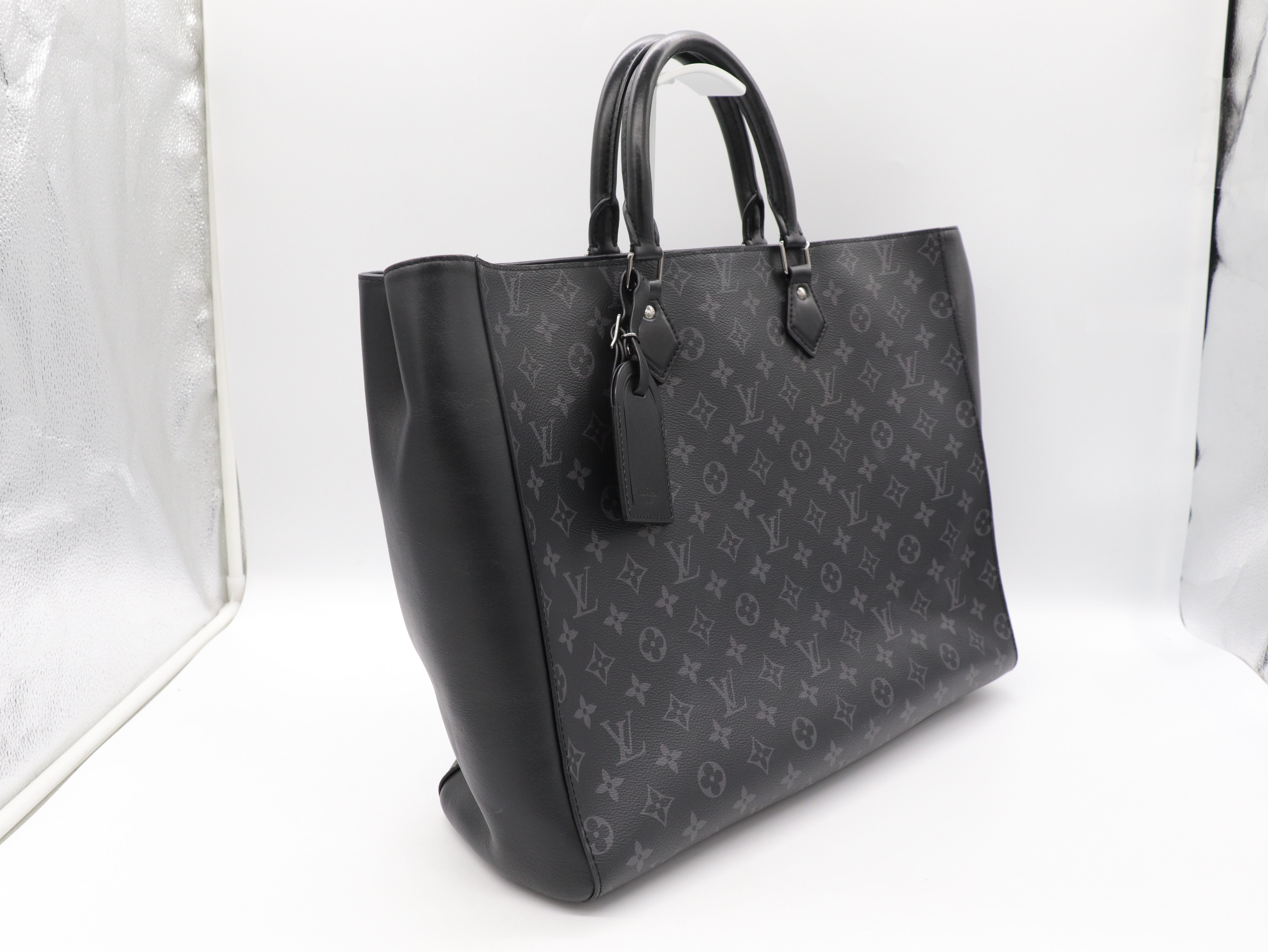 Louis Vuitton 路易威登 GRAND SAC 黑武士托特包-晶片款-2