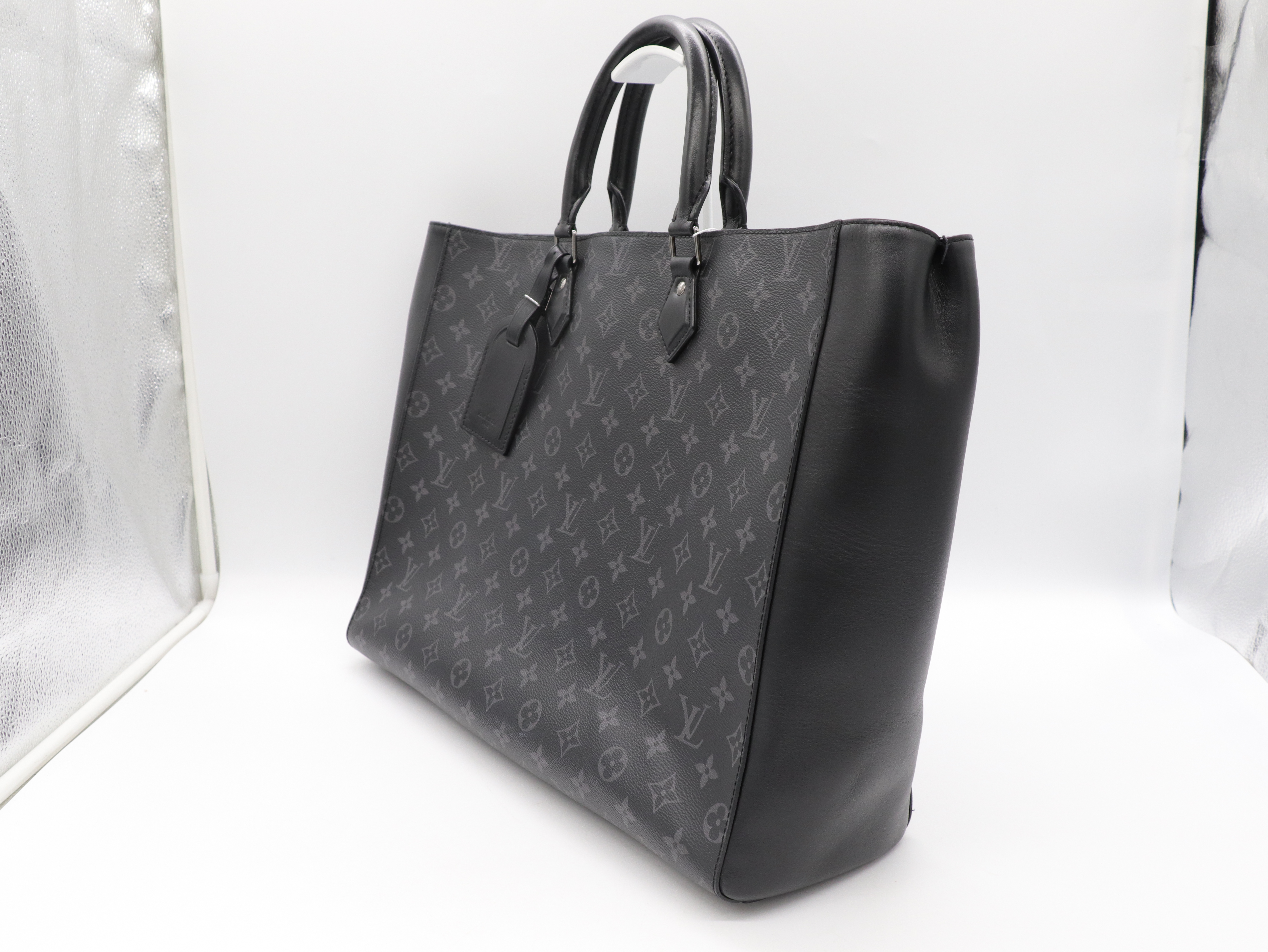 Louis Vuitton 路易威登 GRAND SAC 黑武士托特包-晶片款-3