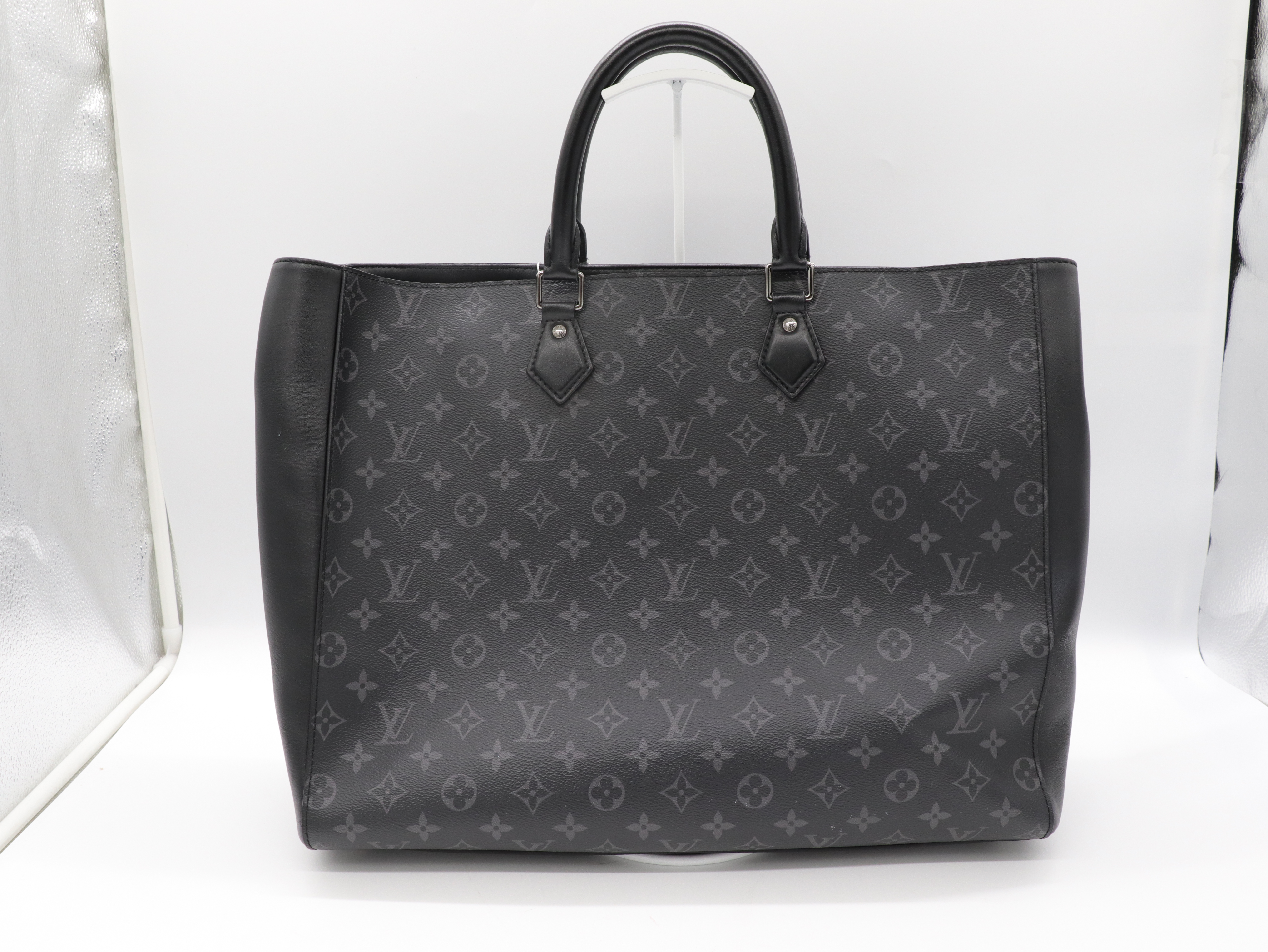 Louis Vuitton 路易威登 GRAND SAC 黑武士托特包-晶片款-4