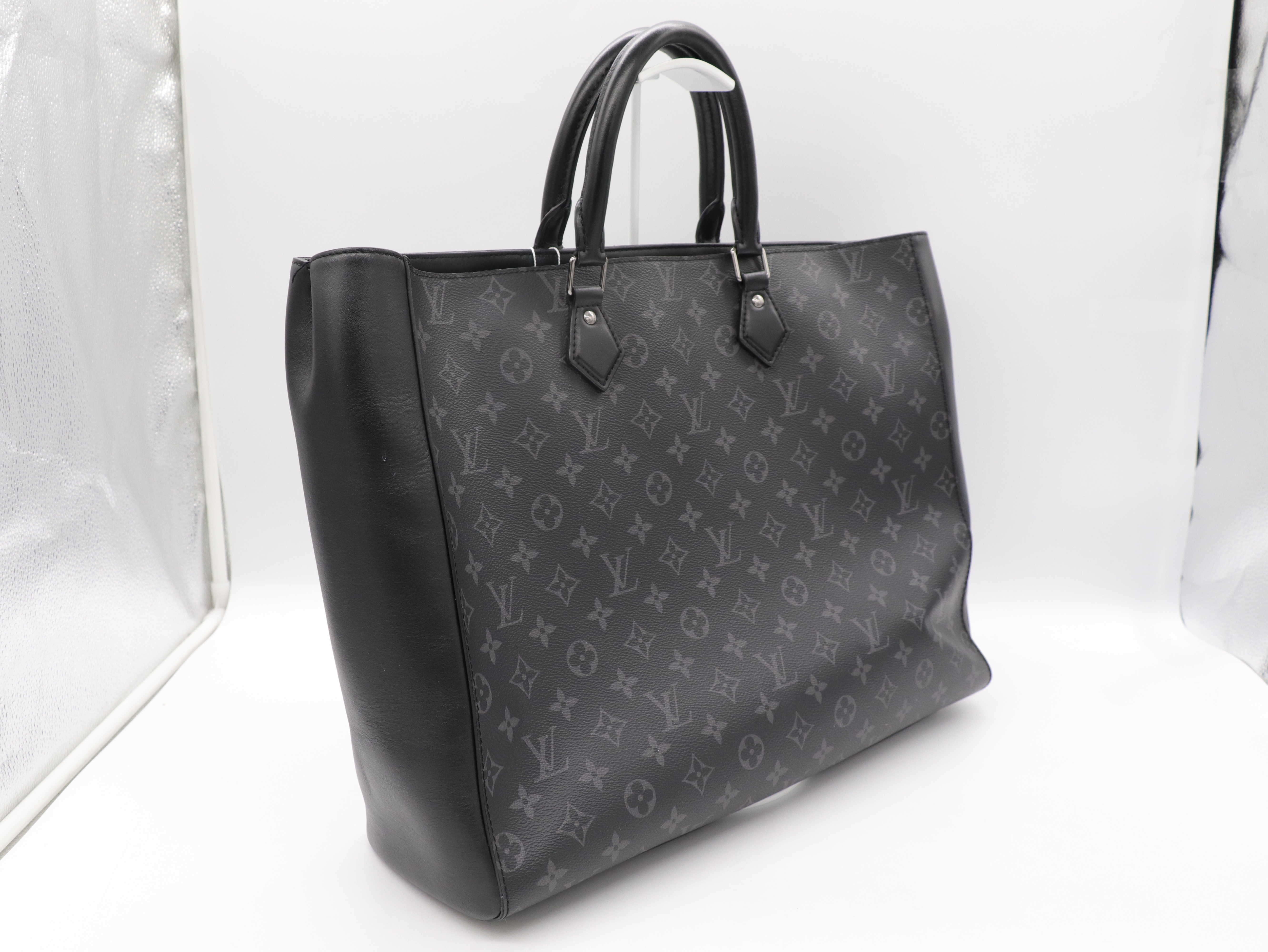 Louis Vuitton 路易威登 GRAND SAC 黑武士托特包-晶片款-5