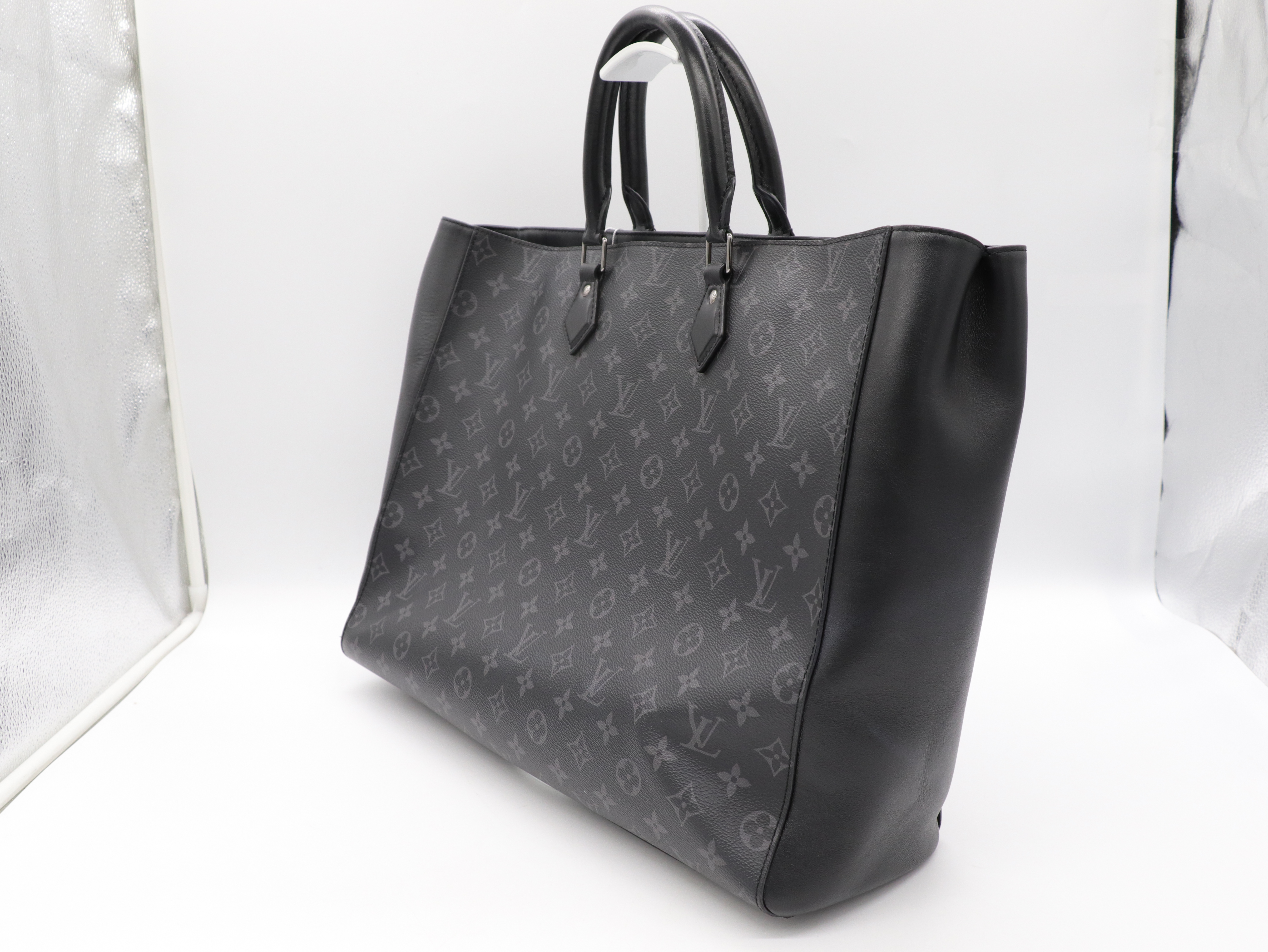 Louis Vuitton 路易威登 GRAND SAC 黑武士托特包-晶片款-6