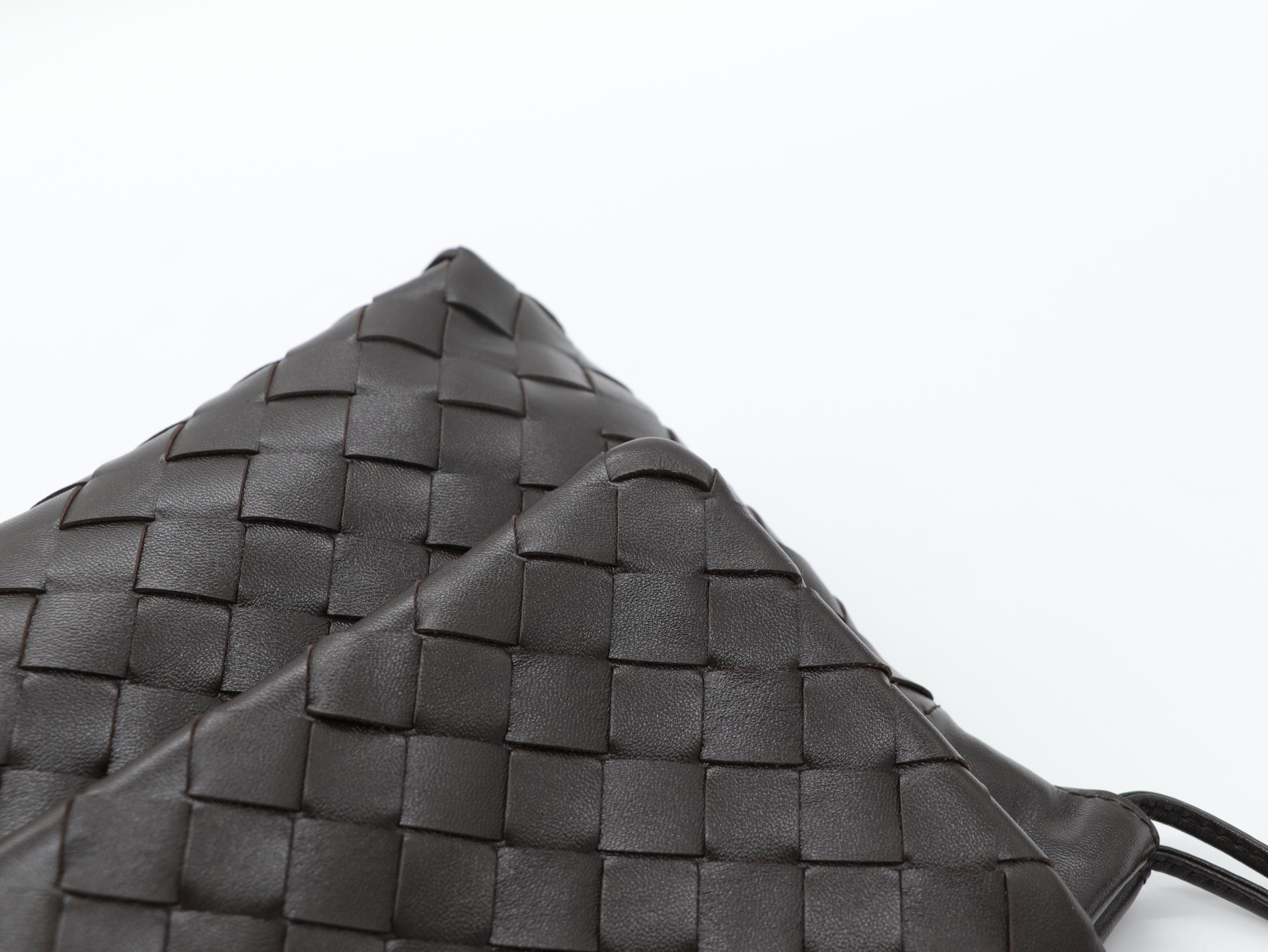 Bottega Veneta 寶緹嘉 深咖啡色 編織 肩背包 Giorno Intrecciato leather shoulder bag-11