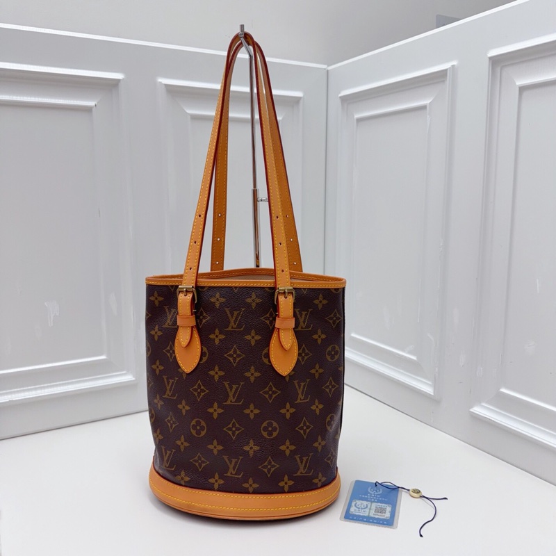 96新LV路易威登 中古LV小水桶包-5