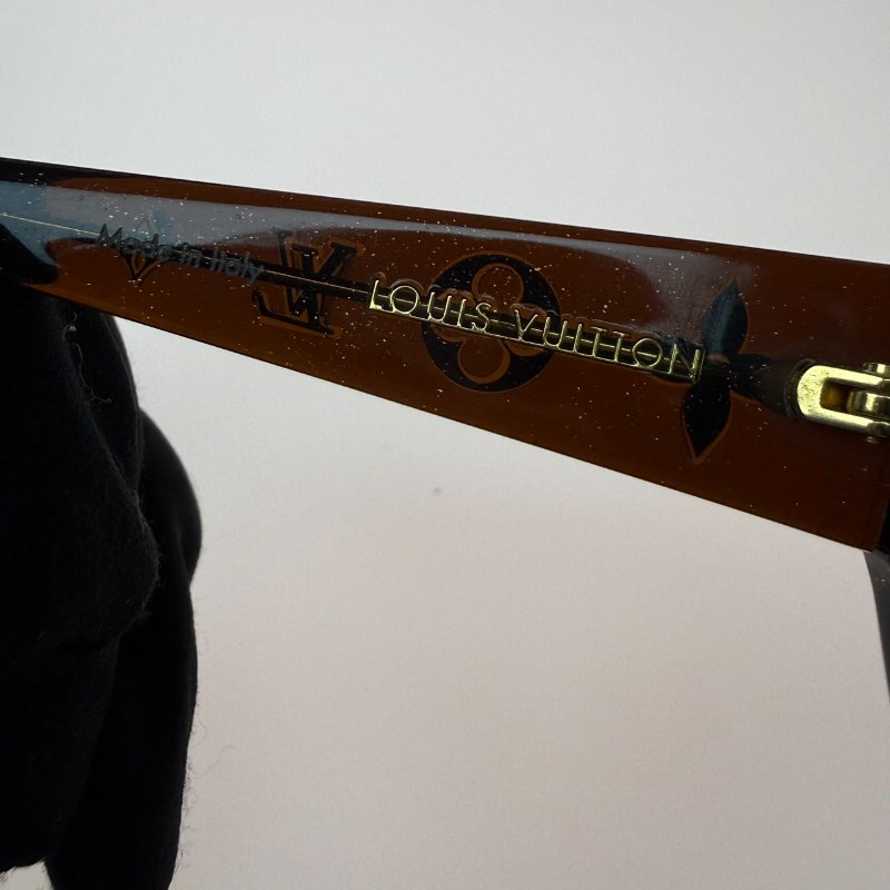 狀態良好 LV Obsession GM 墨鏡 太陽眼鏡 鏡腳滿版 Monogram 亮粉-8