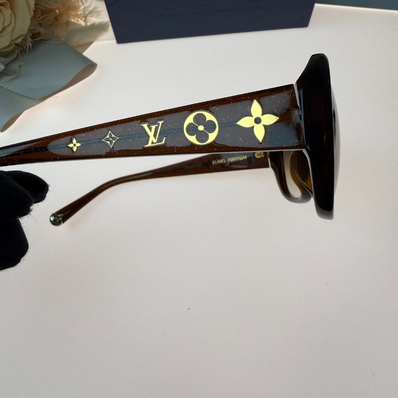 狀態良好 LV Obsession GM 墨鏡 太陽眼鏡 鏡腳滿版 Monogram 亮粉-11