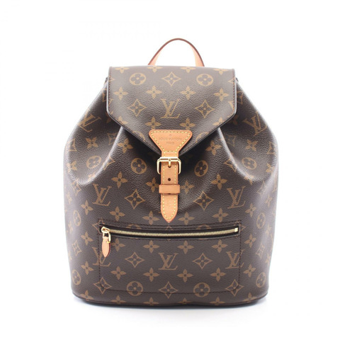 路易威登 Montsouris 雙肩包 M43431 Monogram 帆布皮革 二手
