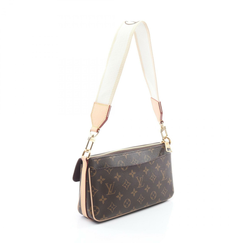 路易威登 Viva Cite 單肩包 M46999 Monogram 帆布棕色二手女士 LV-1