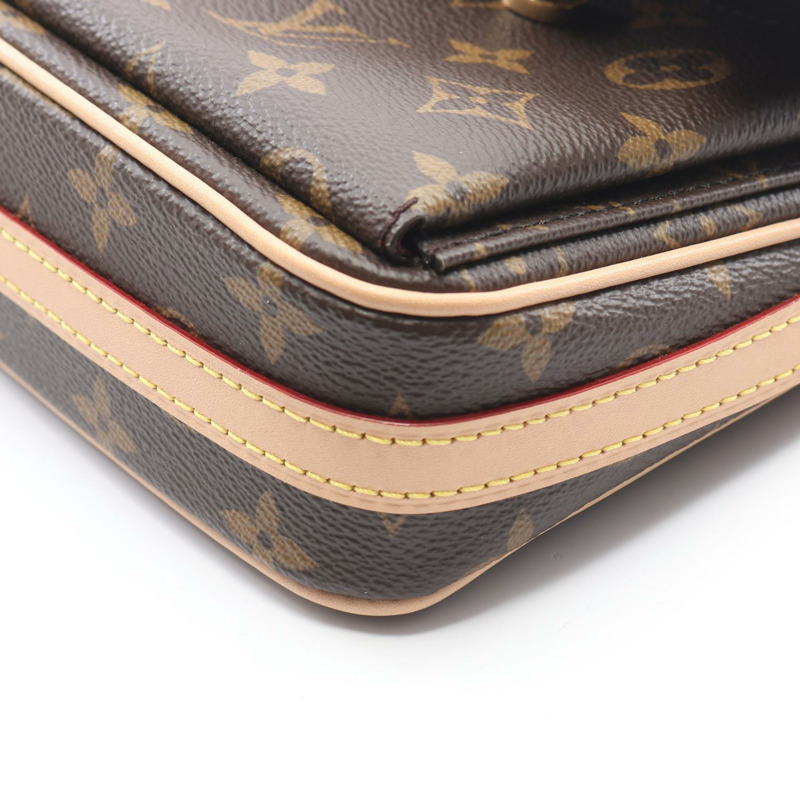 路易威登 Viva Cite 單肩包 M46999 Monogram 帆布棕色二手女士 LV-4