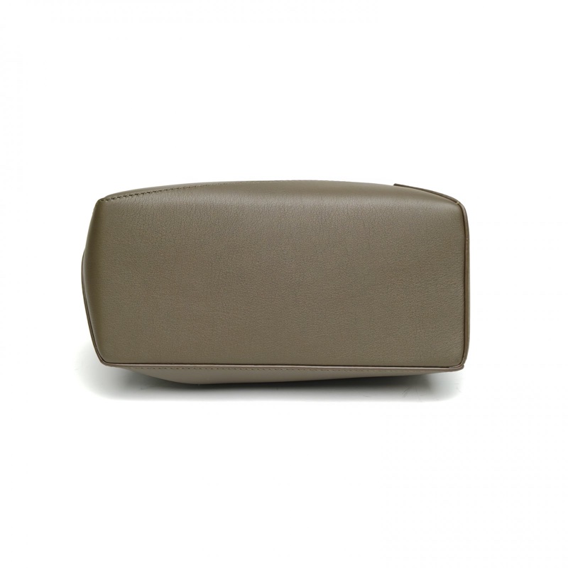 LOEWE Puzzle24幾何包小號綠色牛皮肩背包-3