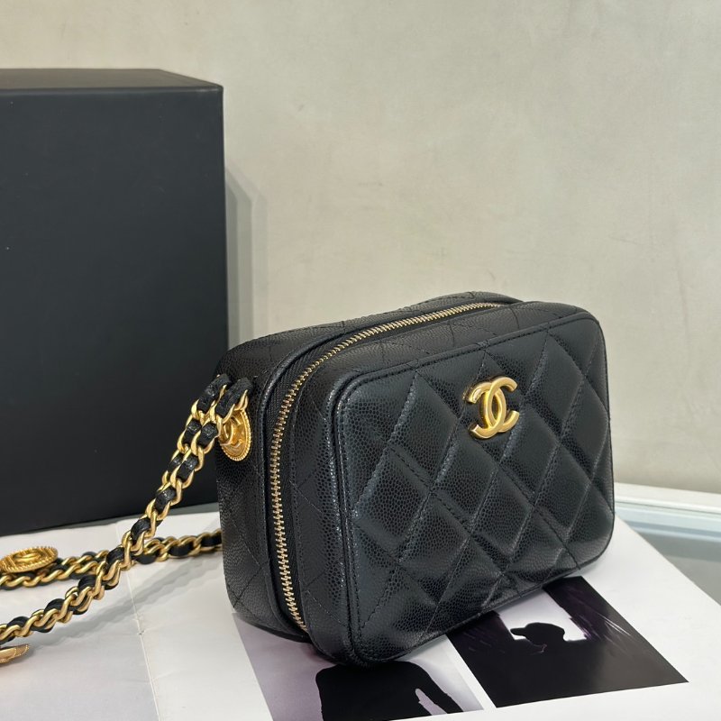 CHANEL 22A迷你相機包 - 黑金-2