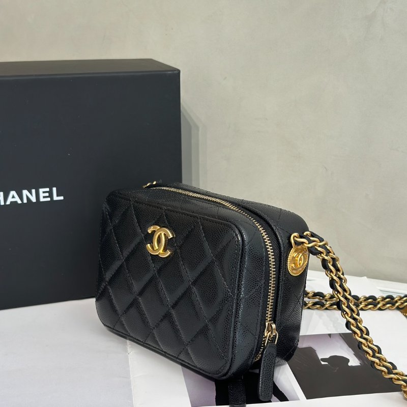 CHANEL 22A迷你相機包 - 黑金-3