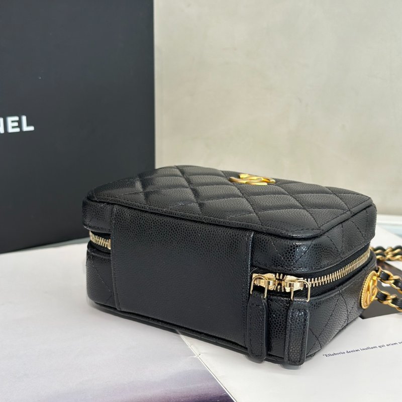 CHANEL 22A迷你相機包 - 黑金-5